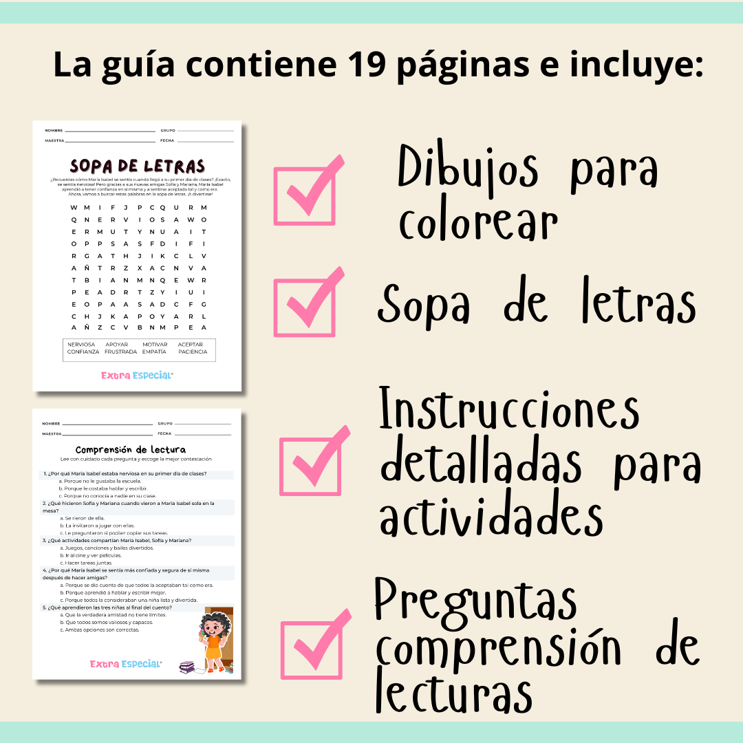Guía de actividades para fomentar la inclusión y la diversidad en el aula a través del libro: Una Amistad Verdadera