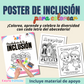 Vocabulario de la Inclusión para colorear