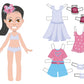 Muñecas de papel descargables